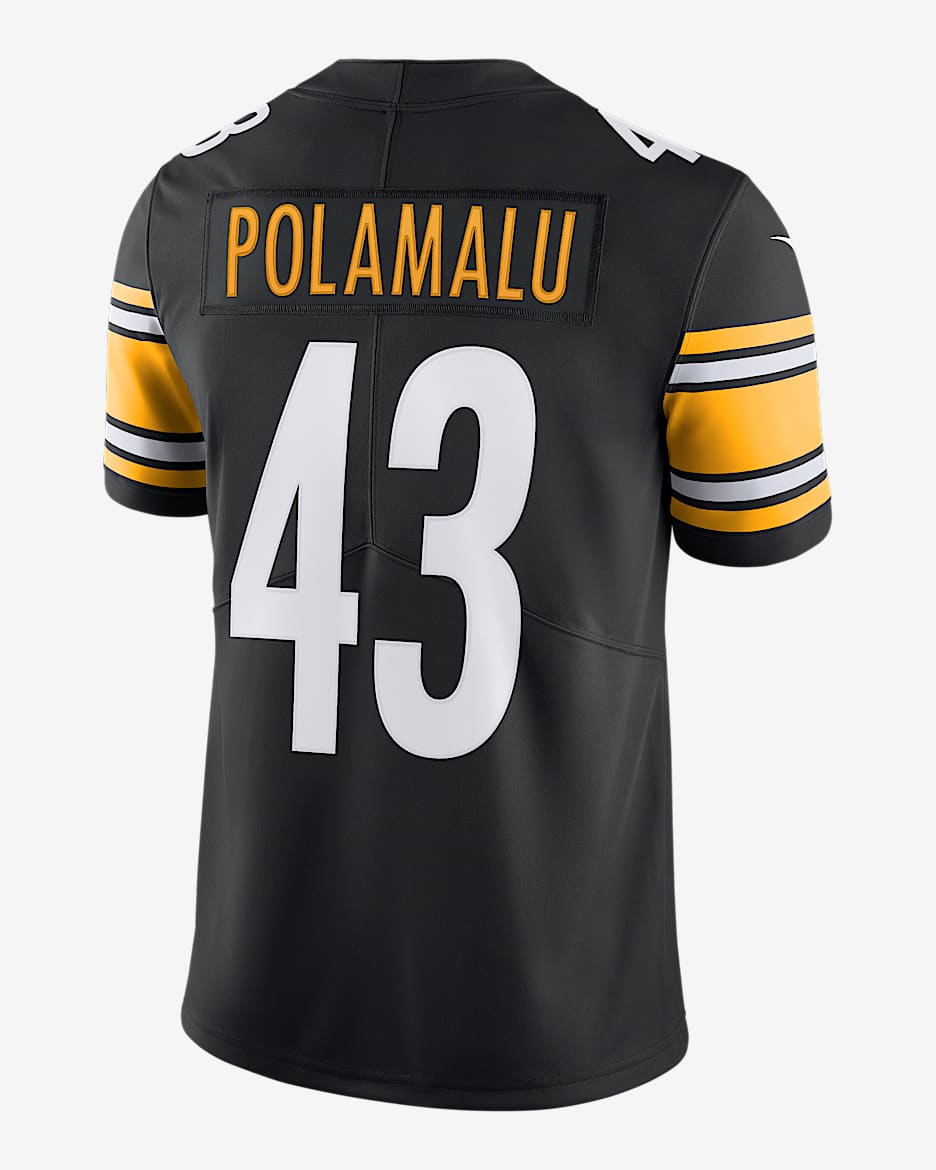 NFL Pittsburgh Steelers Nike Vapor Untouchable Troy Polamalu Men s Limited Football Jersey. Nike